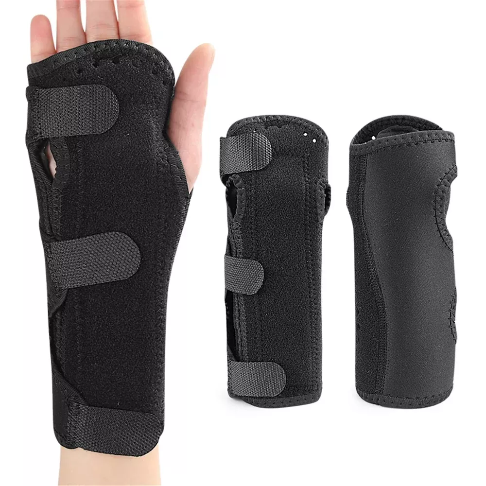 026 1Pc Size L Wrist Support Brace Adjustable Breathable Wrist Guard for Sports Injury Prevention Recovery