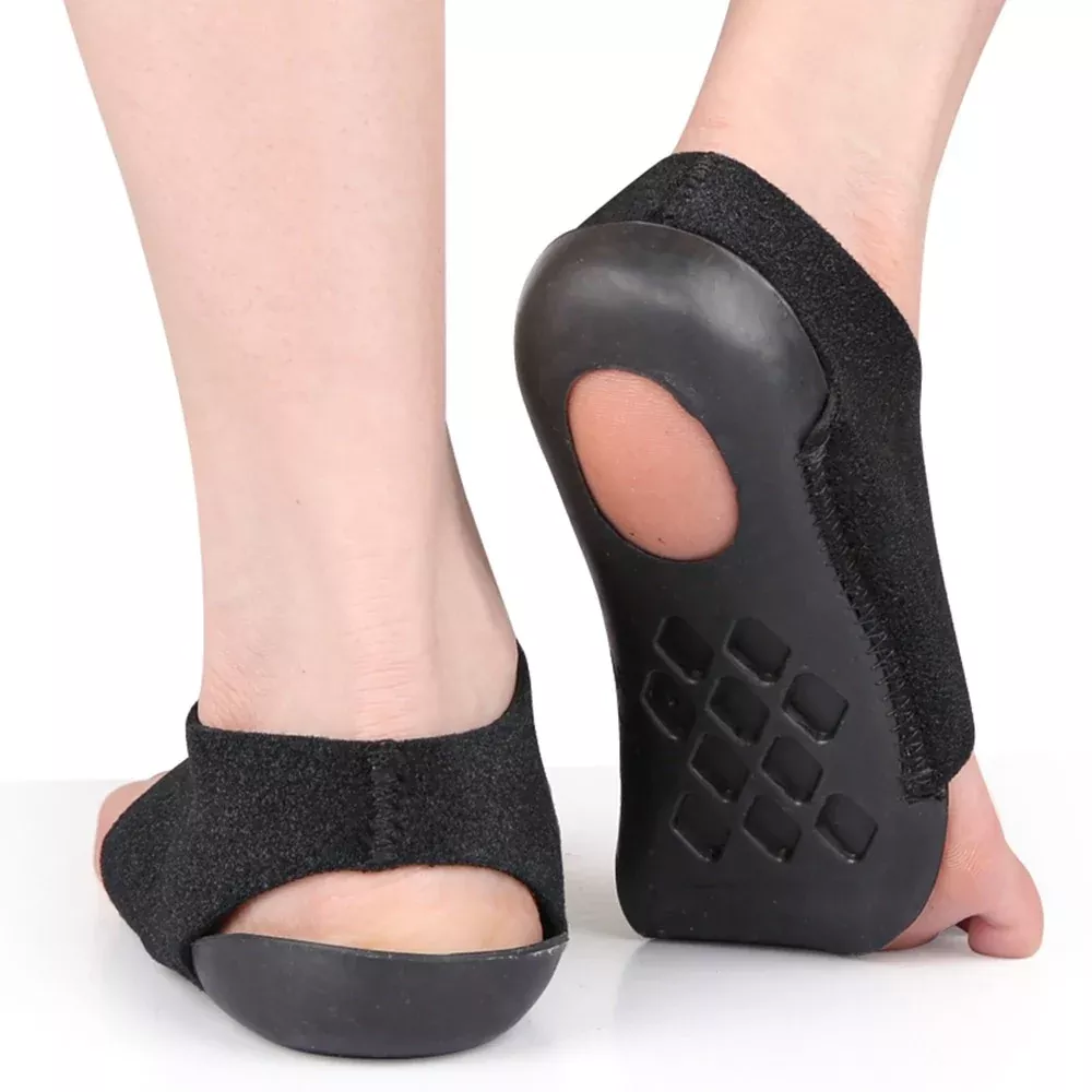069 1 Pair Orthopedic Arch Support Insole with Arch Half Cushion for X / O Type Leg Wearable Shoe Heel Cover, Size L
