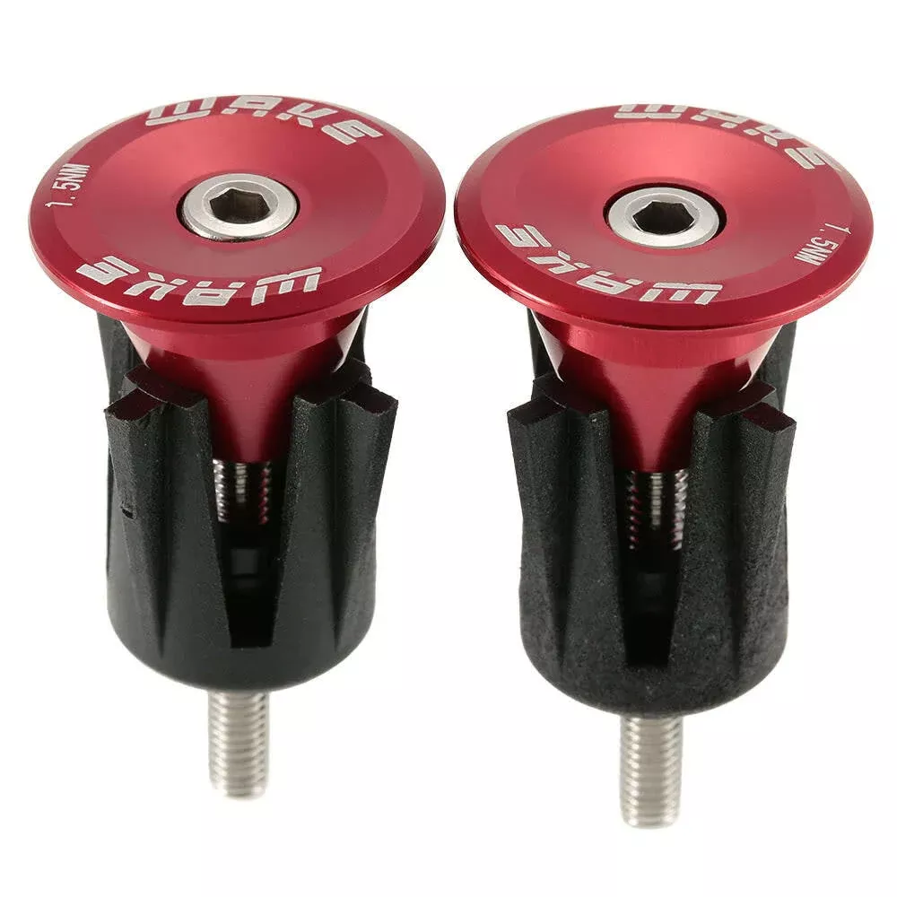 1 Pair Bicycle Bike Aluminum Handlebar Grip End Plug Handle Bar End Caps Handle Grip End Stoppers