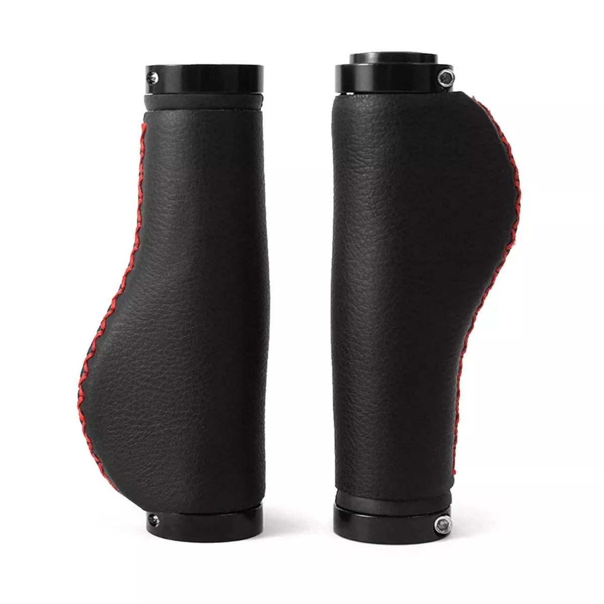 1 Pair of Bike Handlebar Grips Premium PU Double Lock-on MTB Handlebar Cover Anti-slip Cycling Handlebar Grips