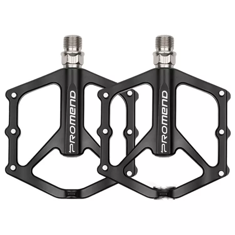 1 Pair PROMEND PD-M46 Bicycle Pedal Aluminum Alloy CNC Bearing Palin Pedal, PD-M46