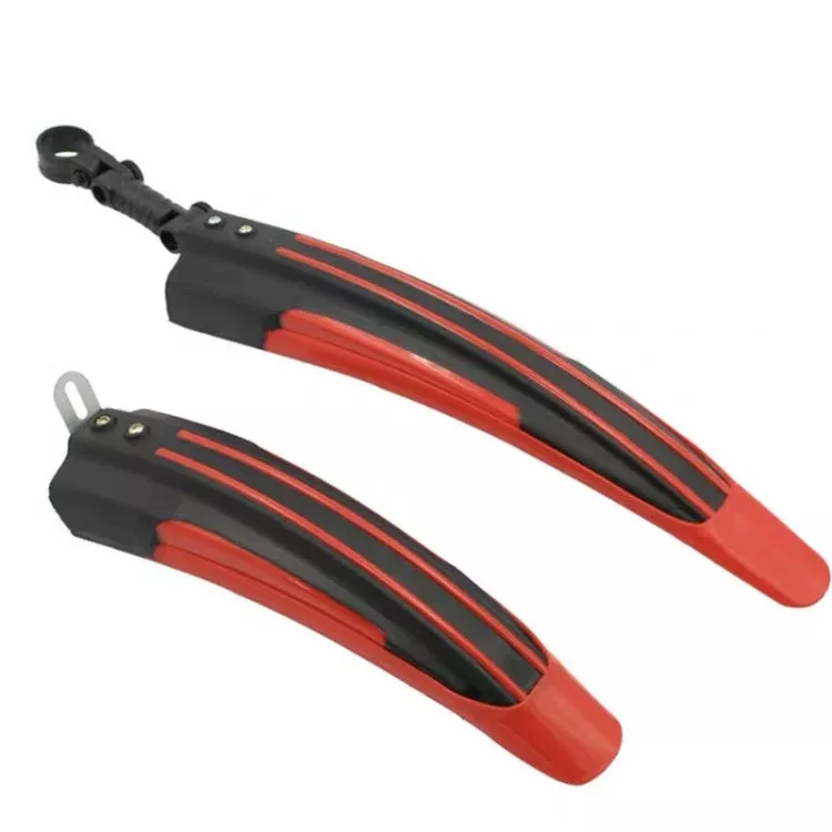 1 SetDual Color Bicycle Mudguard Mountain Bike Fenders Set, Black Red, All Black, Dark Blue, Black Light Blue, Black Green, Black and White, Dark Grey, Black Yellow