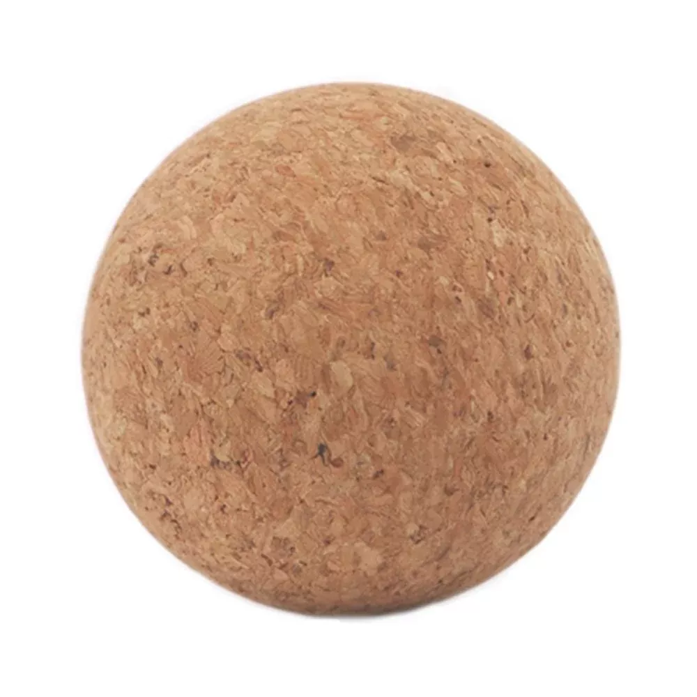 100MM Diameter Deep Tissue Muscle Cork Massage Ball Physical Therapy Roller for Muscle Relaxing