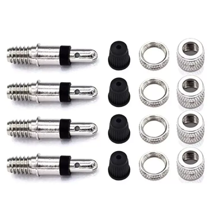 2 Sets (16 in 1) Bicycle German Valve Core, 16 in 1