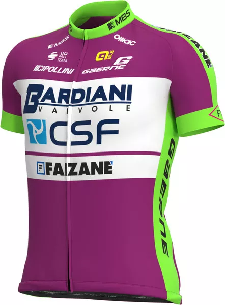 2021 Bardiani CSF Prime Full Zipper Jersey S2 Closeout