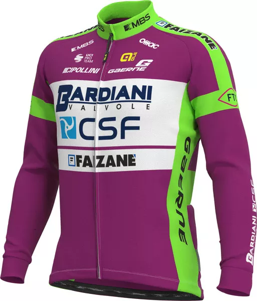 2021 Bardiani CSF Prime Long Sleeve Jersey S2 Closeout