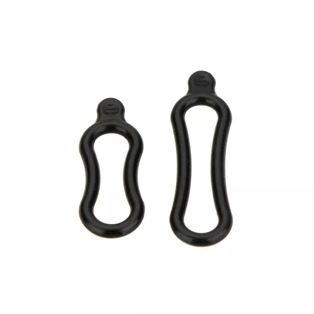 2Pcs Elastic Lightweight Rubber O Rings for Headlamp Bike Bicycle LED light