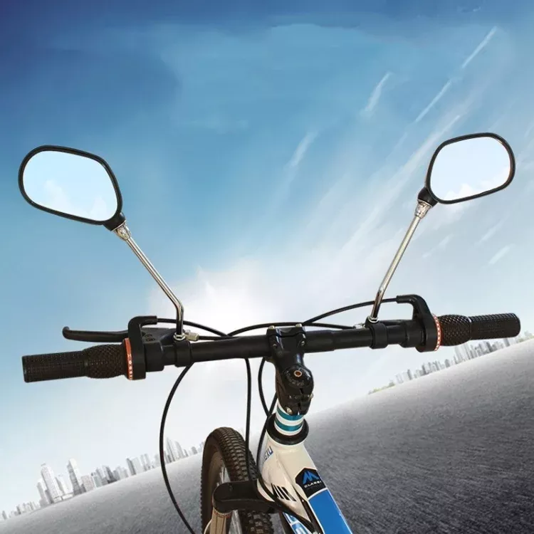 2pcs /Pair Bicycle Rearview Mirror Riding Mountain Car Reflector Bicycle Reversing Mirror, 2pairs Rearview Mirror