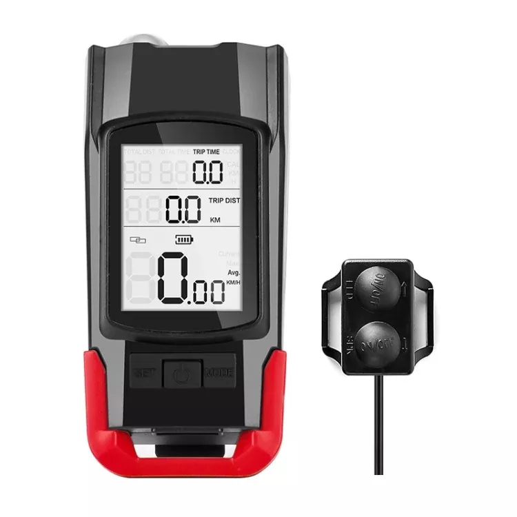 3 In 1 Wireless Bicycle Code Meter Lamp Strong Light Front Light, Red, Green, Blue, Black, Upgrade Floating (Red), Upgrade Floating (Green), Upgrade Floating (Blue), Upgrade Floating (Black), Red Upgrade Floating + Tail Light...