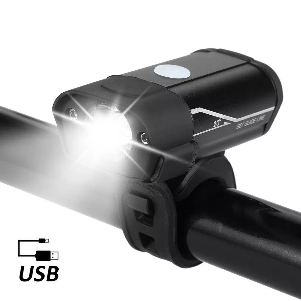350 Lumen Bike Light USB Rechargeable Bicycle LED Front Light Handlebar Flashlight MTB Road Cycling Headlight Lamp
