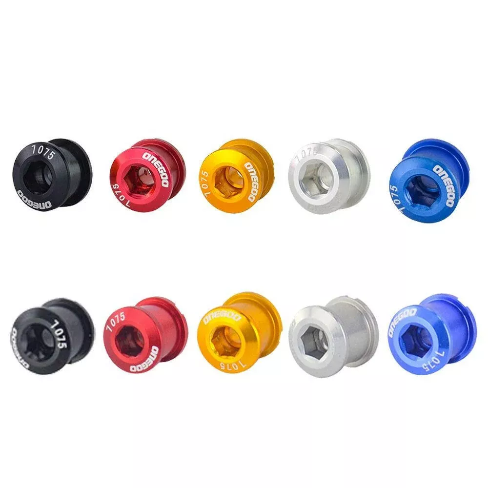 5Pcs MTB Bicycle Single/Double Chainwheel Screws Cycling Chainring Wheel Bolt Alloy 7075 6.5mm/8.5mm Road Bike Disc Screws
