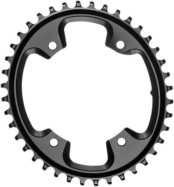 absoluteBLACKOval 110 BCD 4-Bolt 1x CX Chainring