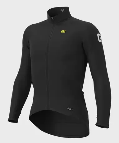 ALE' Thermal R-EV1 Black Long Sleeve Jersey