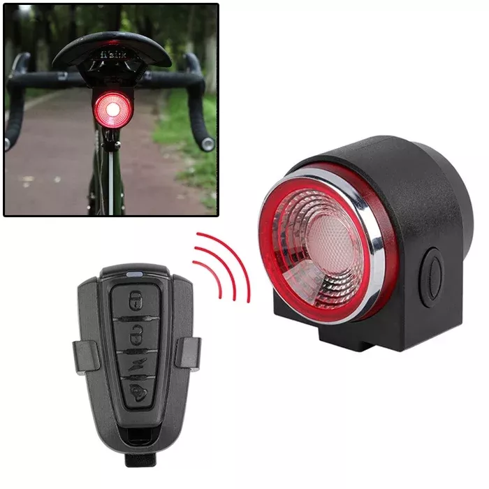 Antusi A8 Portable Rechargeable Rear Light Wireless Theft Alarm, A8