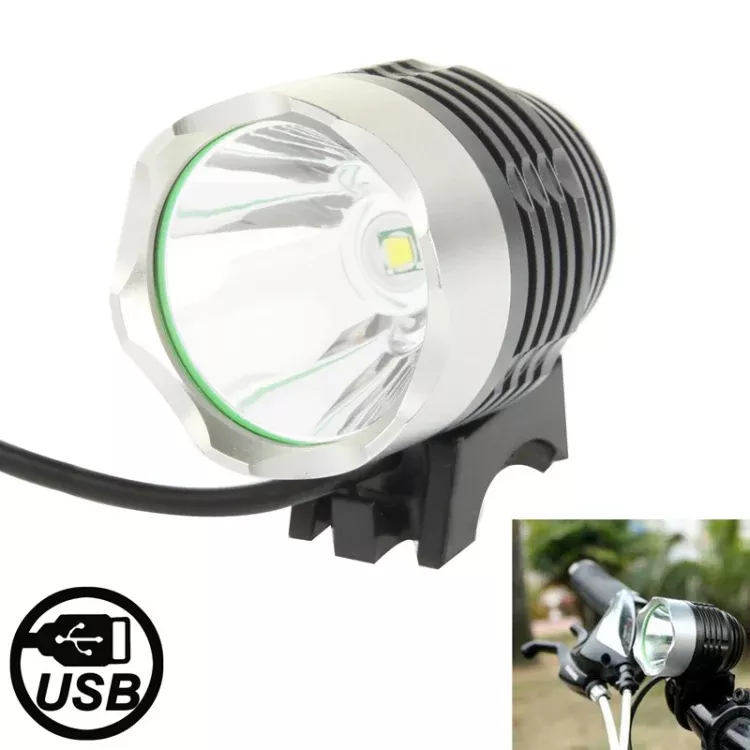 BG-1901 Bicycle USB Charging Speaker Front Lamp Multi-Function Cycling Equipment, 120 LM