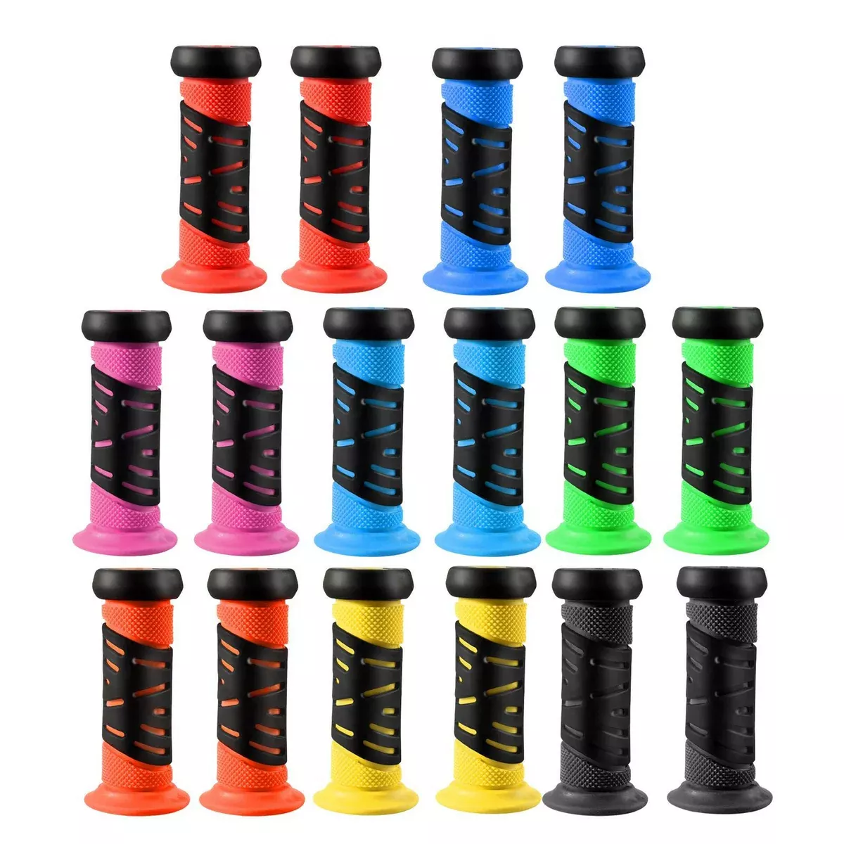 Bike Handle Grips Kids Bicycle Handlebar Grips Anti Skid, Lightweight ,Rubber Bike Grips for Girls and Boys Children BikesBi