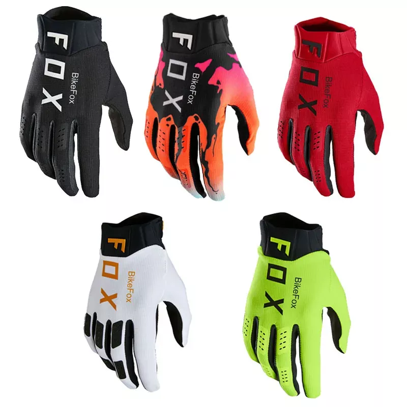 Bikefox Fox Cycling MTB Gloves ATV BMX Off Road Motorcycle Gloves Mountain Bike Bicycle Racing cycling for men fox Gloves