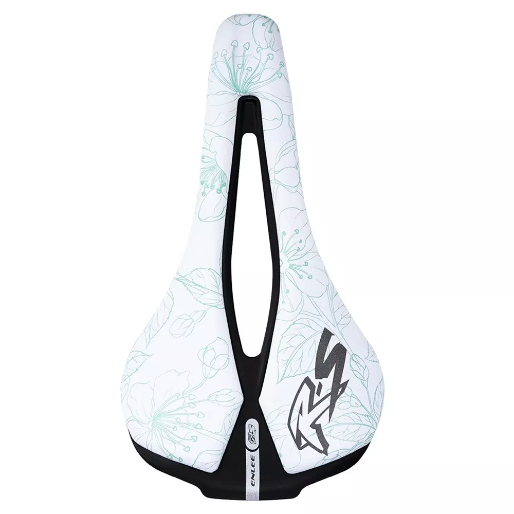 ENLEE RS Sport Saddle EVA+PU Microfiber Leather Cycling Bike Hollow Breathable Seat