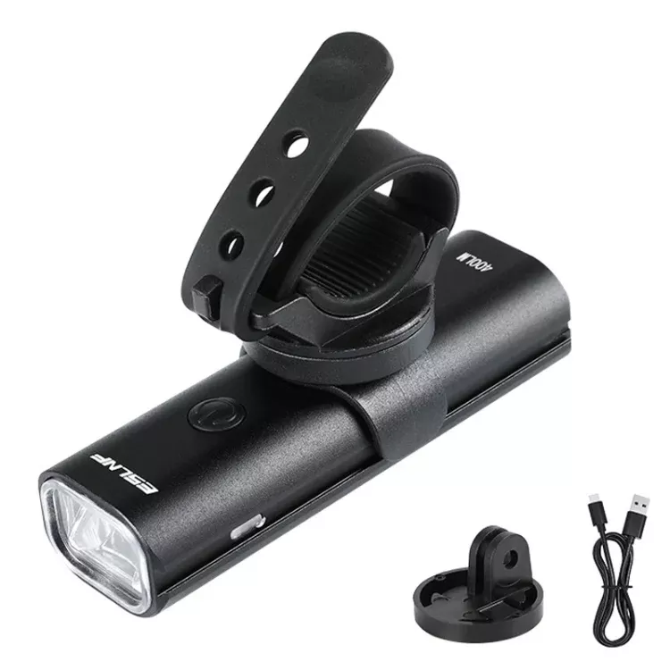 ESLNF Mountain Bike Headlight Waterproof Aluminum USB Charging Road Bike Light Cycling Gear, Bike Headlight