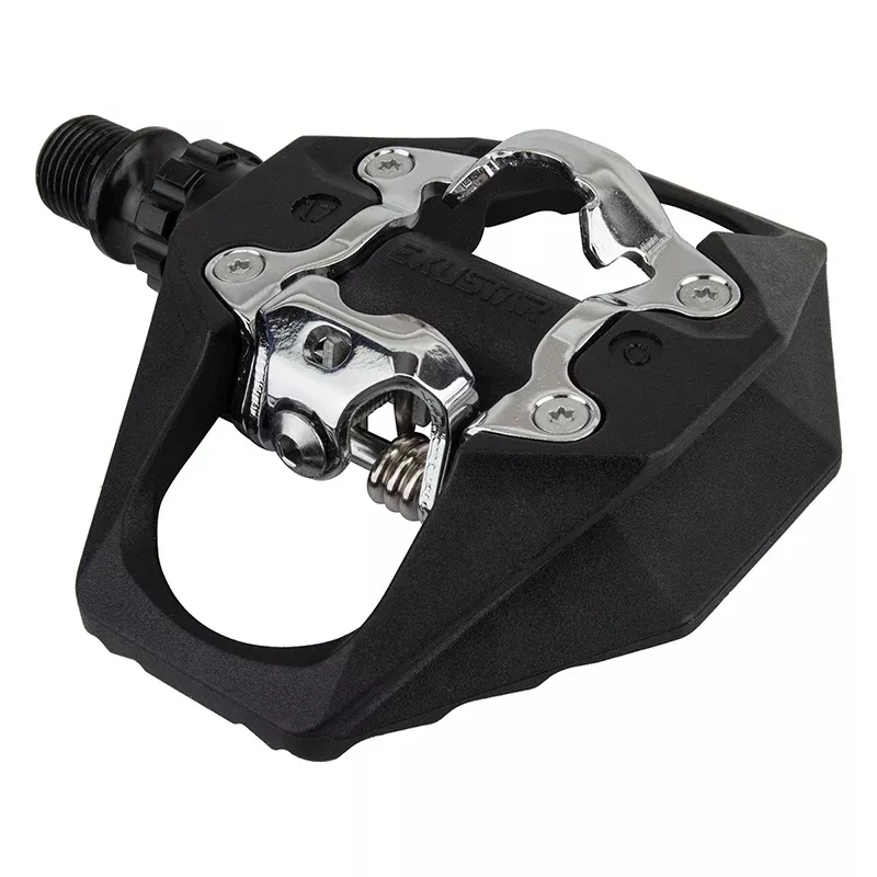 Exustar PM816-04 MTB Clipless Pedals Black/Silver