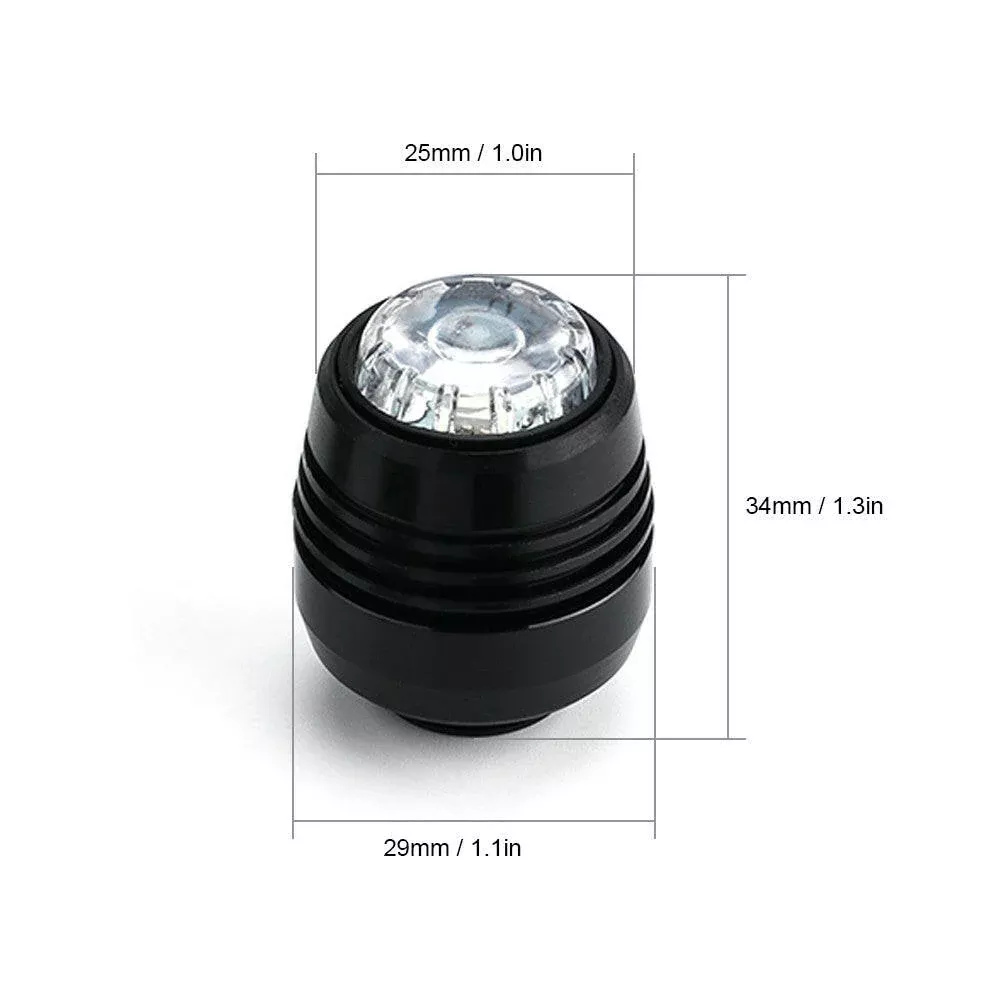 Koowheel 4Pcs Skateboard LED Lights Night Warning Safety Lights for 4 Wheels Skateboard Longboard