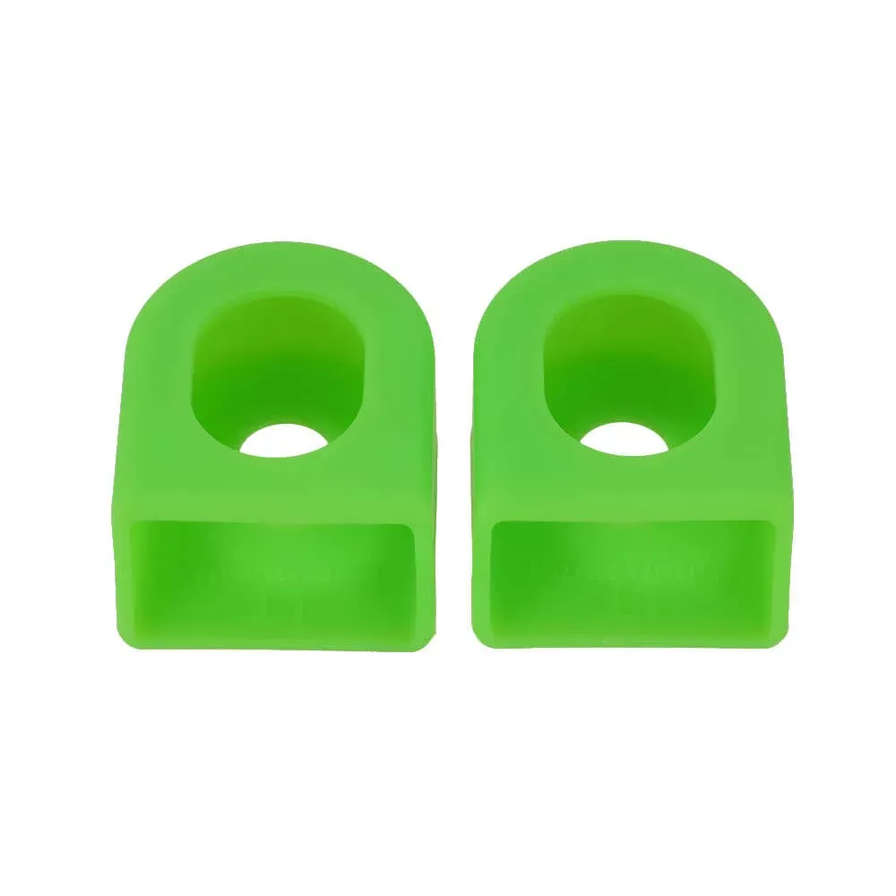 ?Lixada 1 Pair of Bike Crank Arm End Crankset Cover Protective Sleeve Cap Silicone Wear-resistant for Road Bike MTB Folding Bike