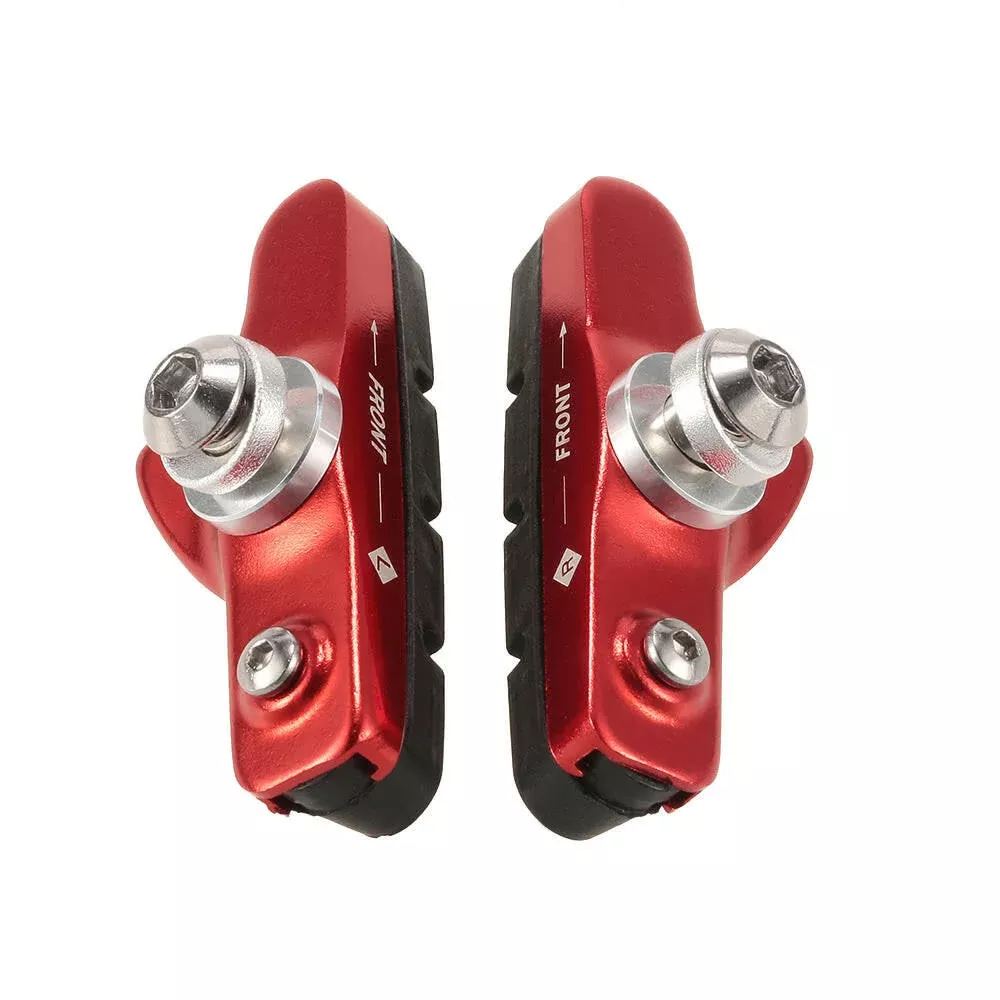 Lixada 55mm Road Bicycle Cycling Bike Brake Holder Shoes Rubber Pads Blocks