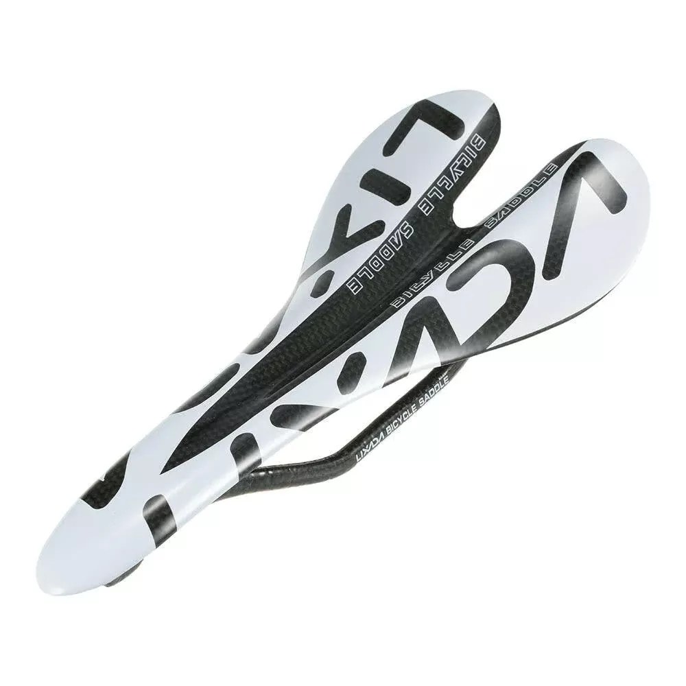 Lixada Full Carbon Fiber Mountain Bike Road Bike Cycling Cushion Saddle Bicycle Seat