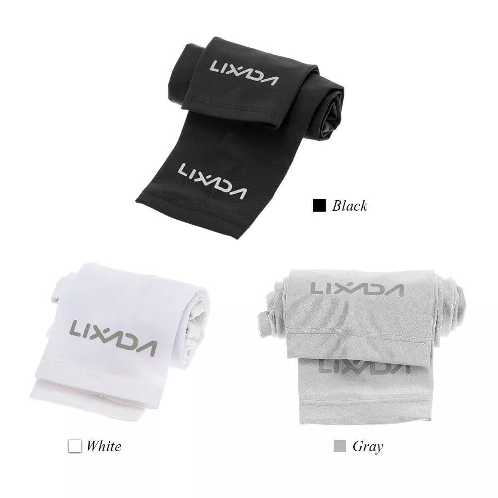 Lixada Unisex Outdoor Sports Quick-dry Breathable Arm Sleeves Sun-resistant Arm Protective Sleeves for Bicycle Cycling & Running