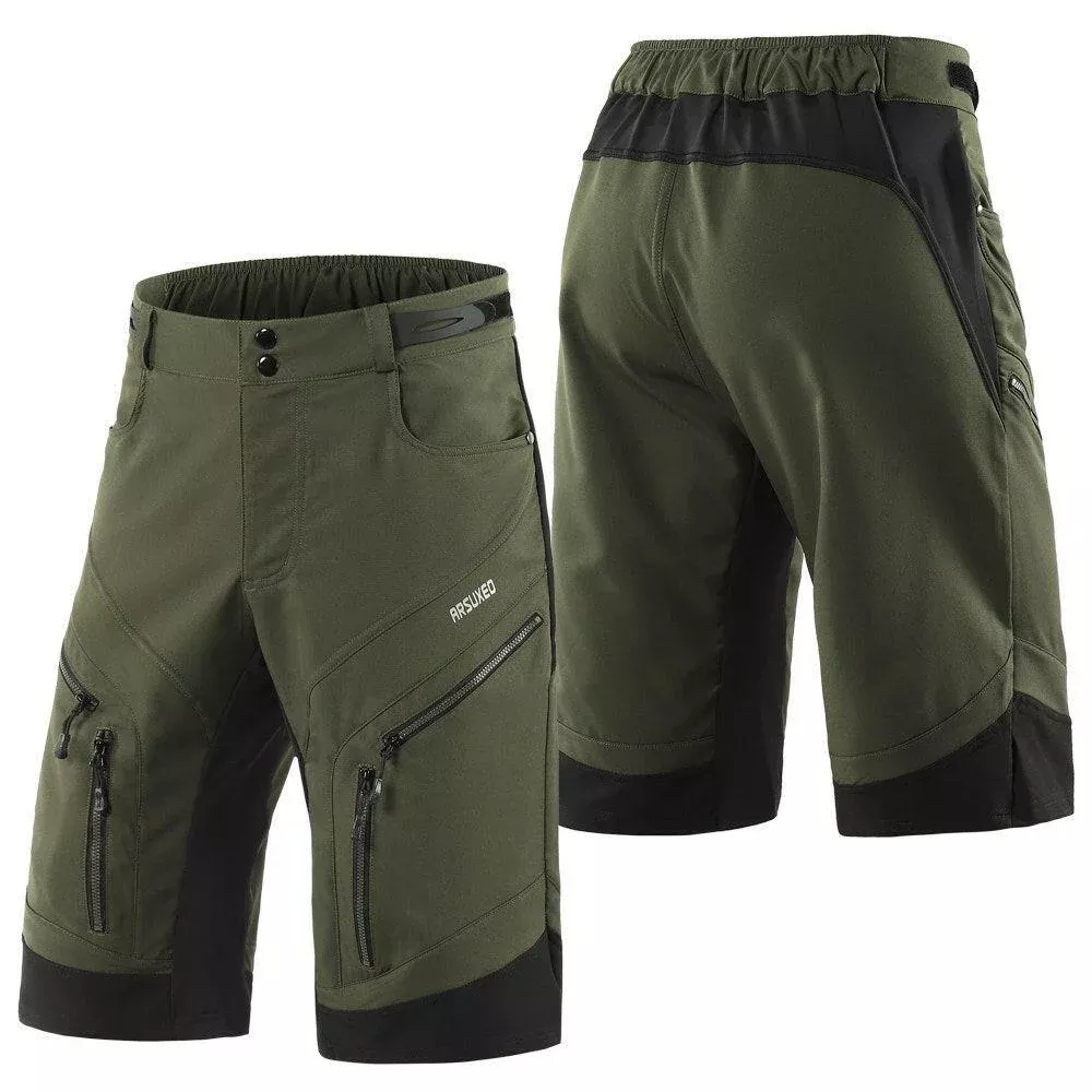 Men Cycling Shorts Quick Drying Breathable Outdoor Sports Running Bike Riding Casual Shorts