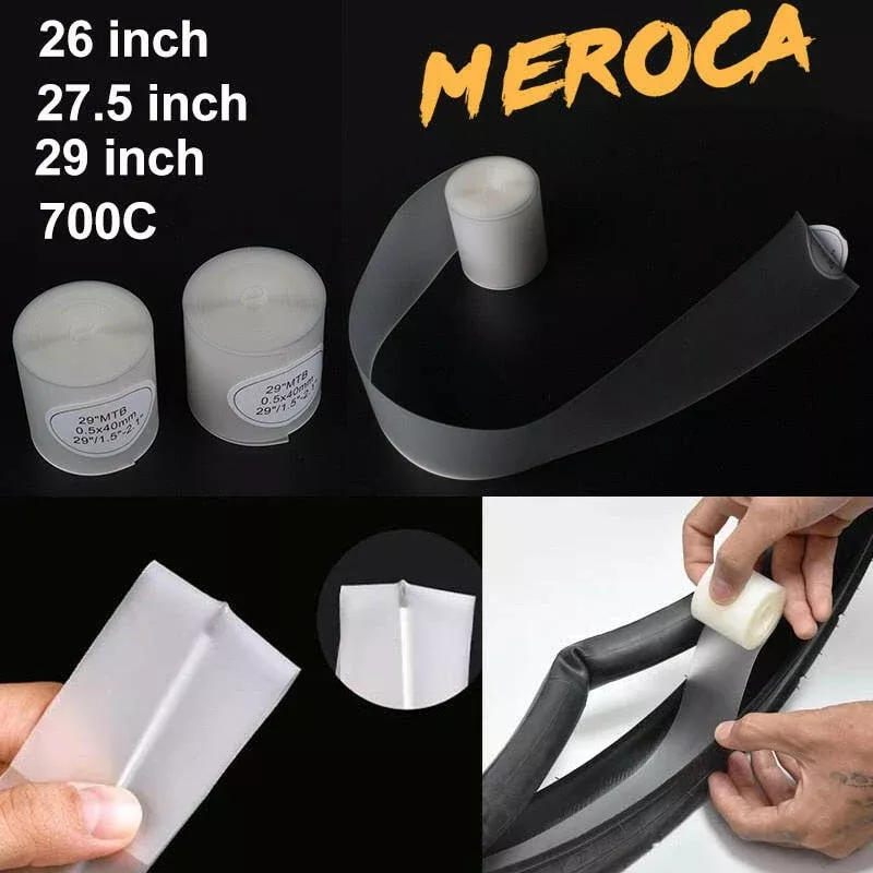 MEROCA Bicycle Inner Tube Stab Protection 26 27.5 Inch 29 700c Bike Inner Tube Protector Mtb Road Bike Stab-Resistant Tire Pad
