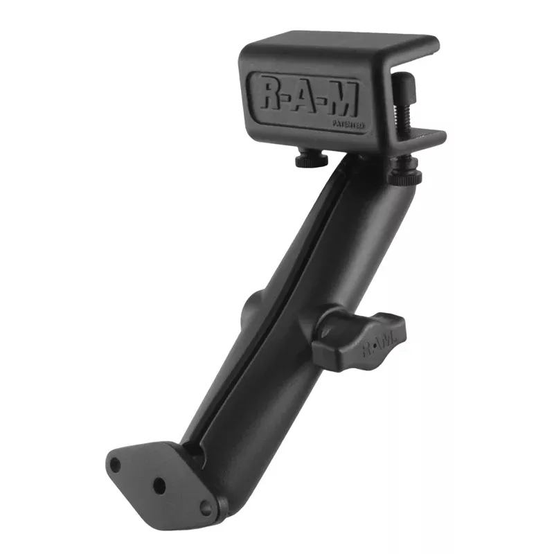 RAM 1" Ball Glare Shield Clamp Long Mount with DiamondAMPS Base