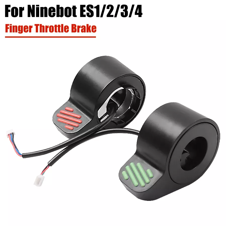 Scooter Finger Button Throttle Brake Set For Ninebot ES1/ES2/ES3/ES4 Electric Scooter Replacement Part Red Green blue grey Color