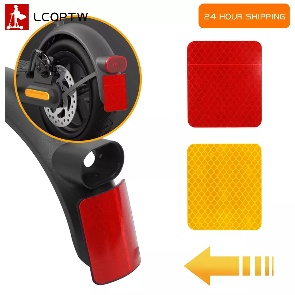 Scooter Rear Fender Reflective Warning Electric Scooter Mud Fender Guard Skateboard Fenders for Xiaomi M365 Pro 2 Accessories