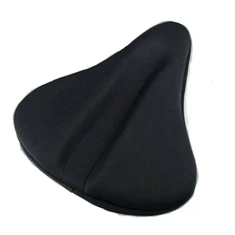 Silicone Bike Seat Cushion Cover for Large Wide Bike Saddle Pad