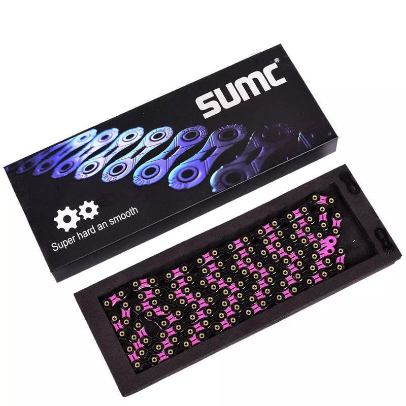 SUMC Bicycle ChainSX11SL 116L 11/22/33 Speed Bicycle Chain with MissingLink for Mountain/Rod Bike Bicycle Parts Original box