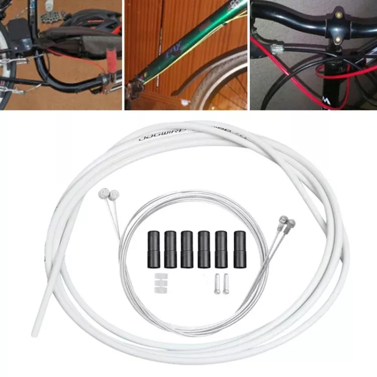 Universal Bicycle Variable Speed Cable Tube Set, White, Yellow, Black, Orange, Green, Grey, Blue, Red