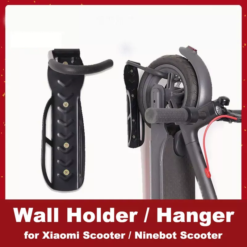 Wall Hanger Holder Wall Mounted Hanging Rack for Xiaomi Scooter M365 1S Ninebot ES2 Skateboard MTB Bike Storage Hook Foldable