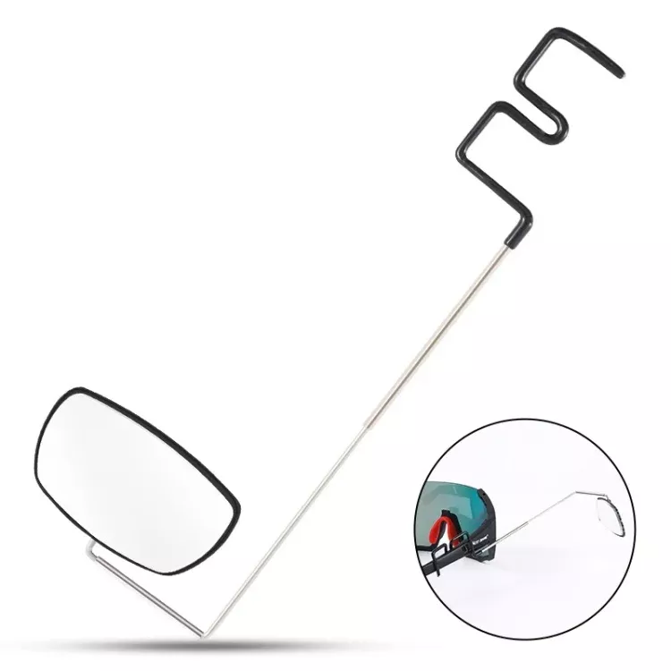 WEST BIKING Bicycle Riding Glasses Mini Rearview Mirror Multi-Angle Adjustable Flat Mirror, Helmet MiniRearview Mirror