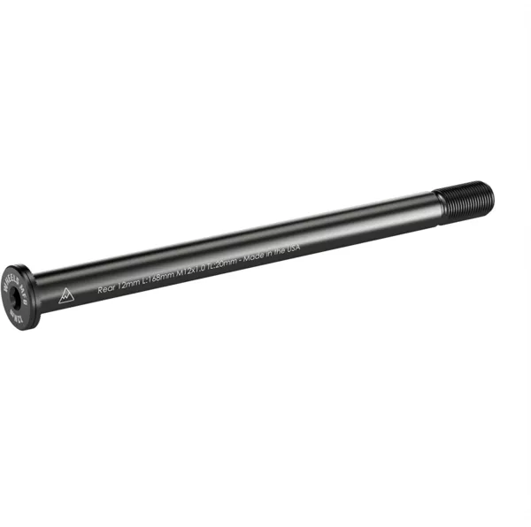 Wheels ManufacturingRear Thru Axle 12mm x 168 Length x 1.0 Thread Pitch - Flat Washer