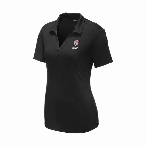 Women's USA Cycling Coach Tri-Blend Wicking Polo