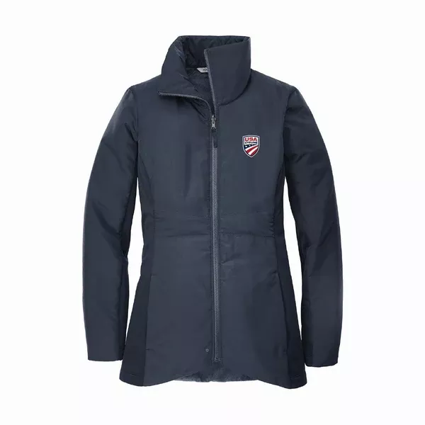 Women's USA Cycling Packable Winter Jacket