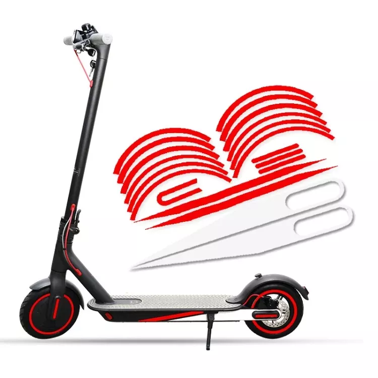 For Xiaomi Mijia M365/1s/Pro/Pro2 Scooter Waterproof Warning Reflective Sticker