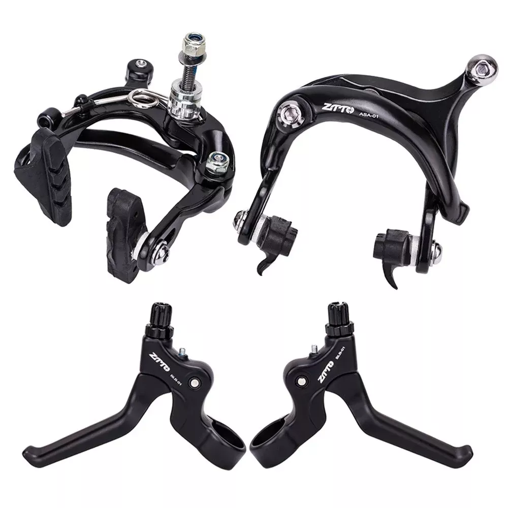 ZTTO ASA01 BROMPTON 1 Pair Brake Lever+1 Pair C Brake Caliper Bicycle Brake Accessories Set