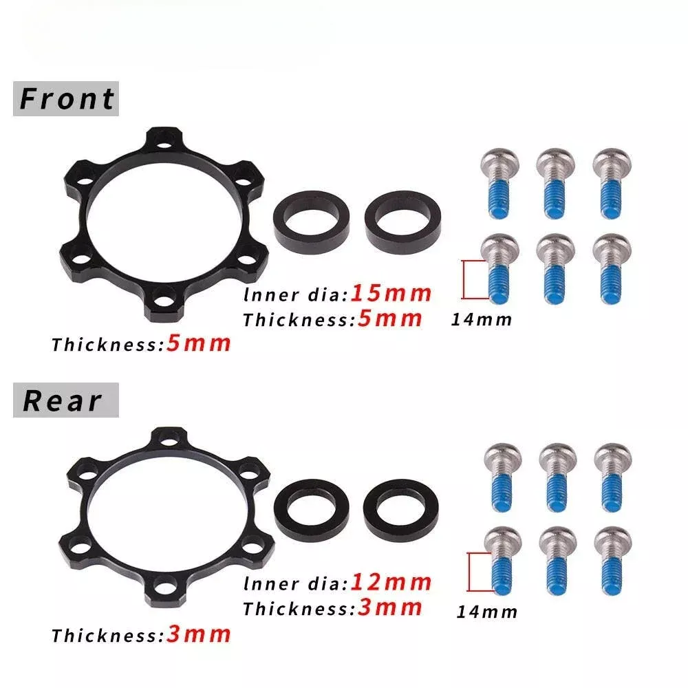 ZTTO Bicycle Boost Hub Adapter Change 12x142 to 148 15x100 to 110 110 148 Bike Hub Spacer Washer 6 Bolt standard Thru Axle 15mm