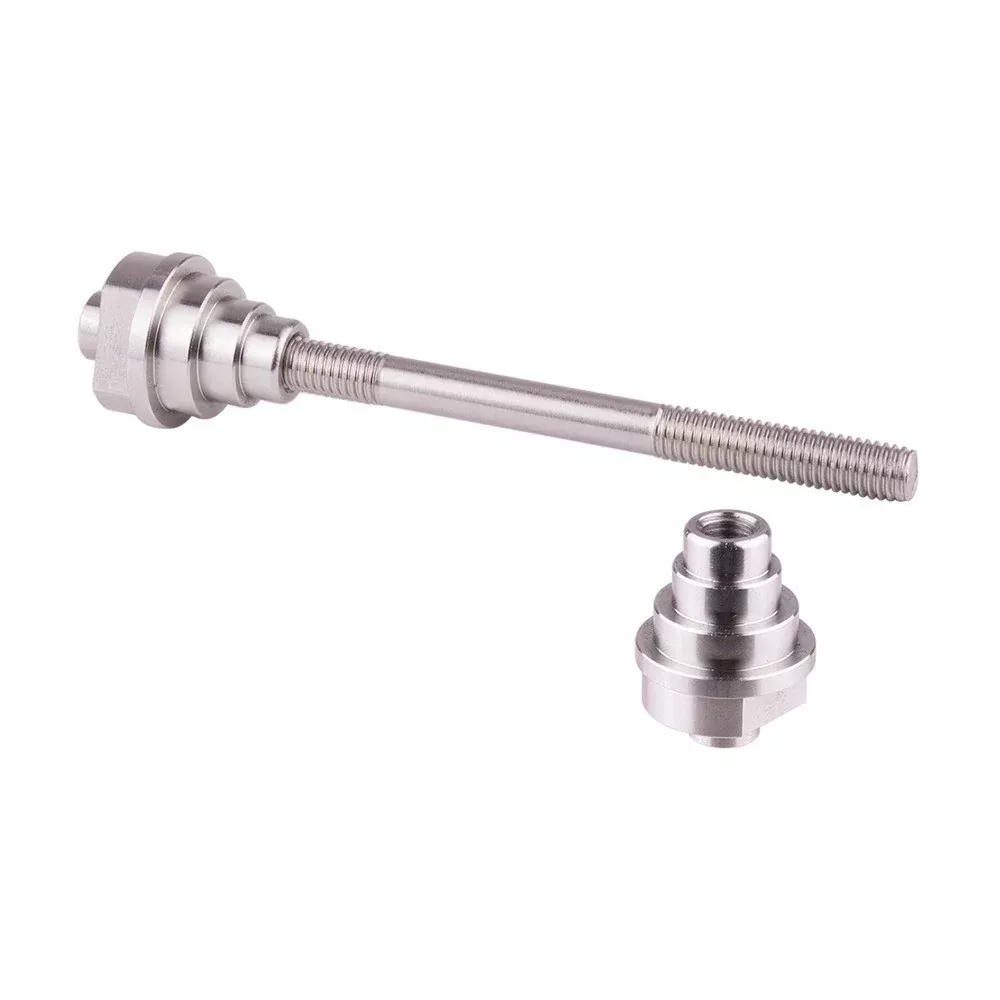 ZTTO Bike Truing Stand Thru Axle Adapter 12 / 15 / 20mm Bicycle Thru Axle Front Hub Steel Fixing Bar