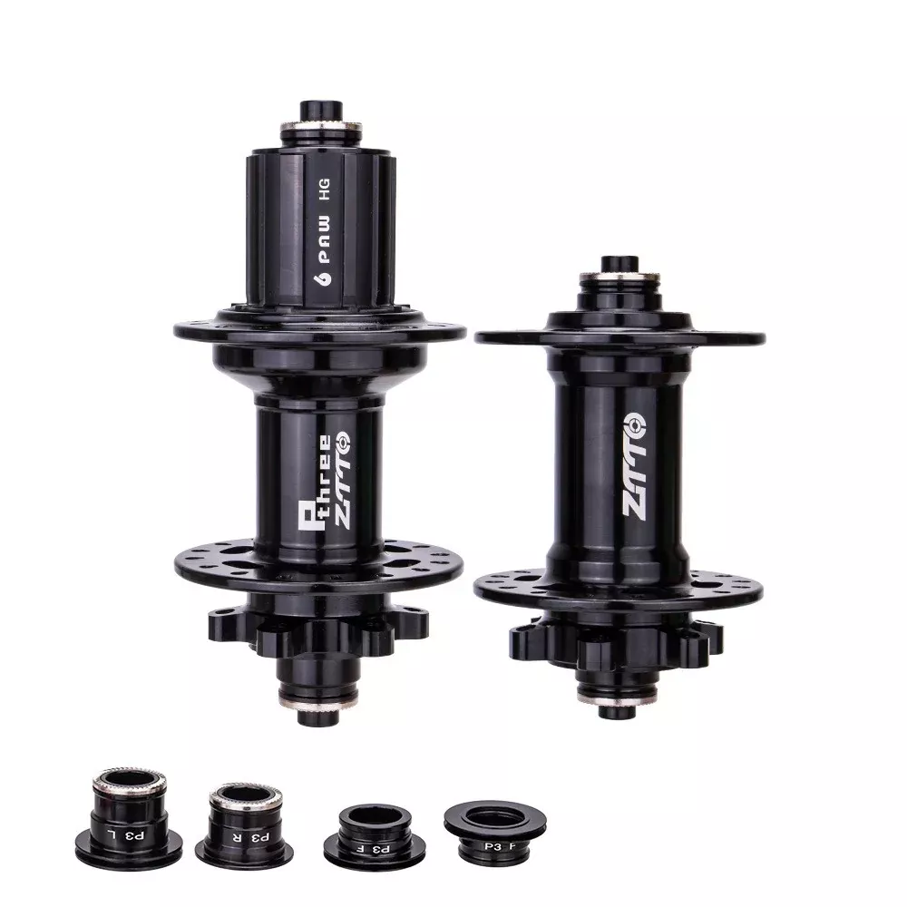 ZTTO P3 1 Pair MTB Bicycle 8-11 Speed 32H 6 Pawls Aluminum Alloy Disc Brake Hub