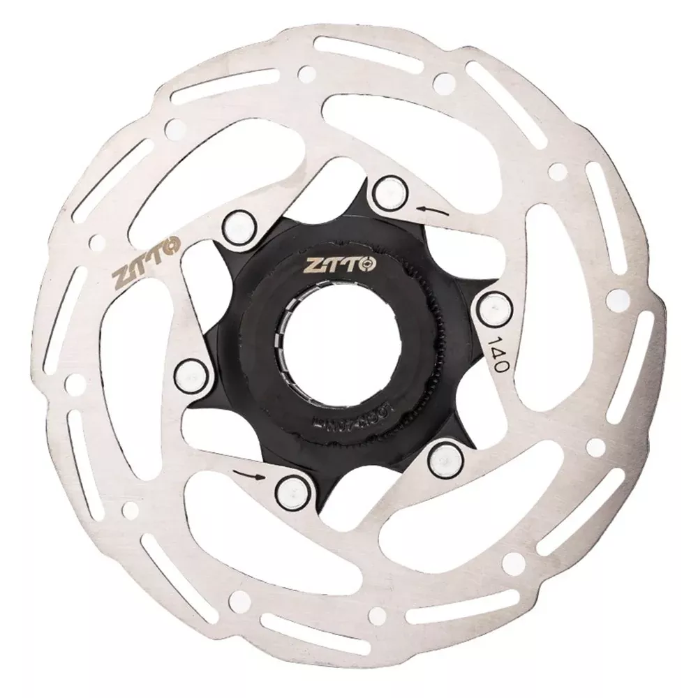 ZTTO ZSDP Stainless Steel Bicycle Middle Lock Disc Road Mountain Bike Brake Pad with Lock Lid